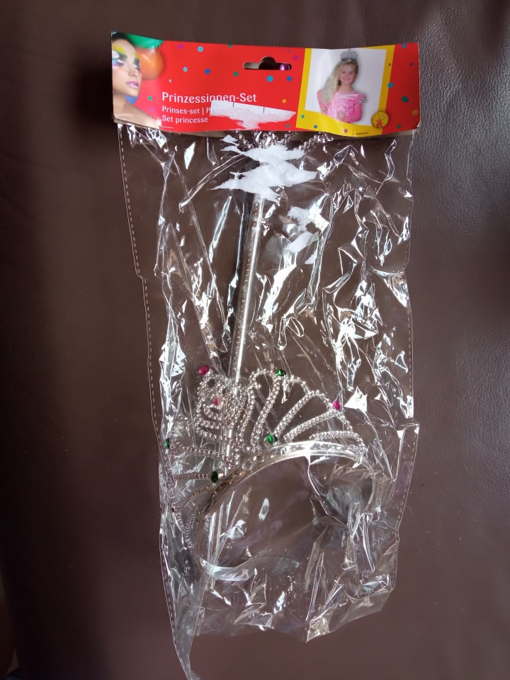 Rubie`s 2tlg. Prinzessinnen-Set in Silber günstig kaufen onesize