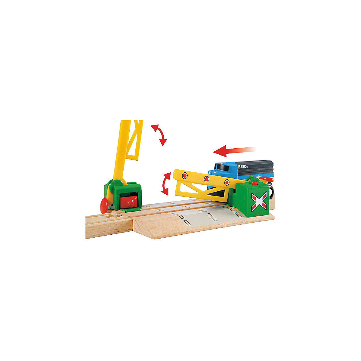 Magnetische Kreuzung mit Schranken
