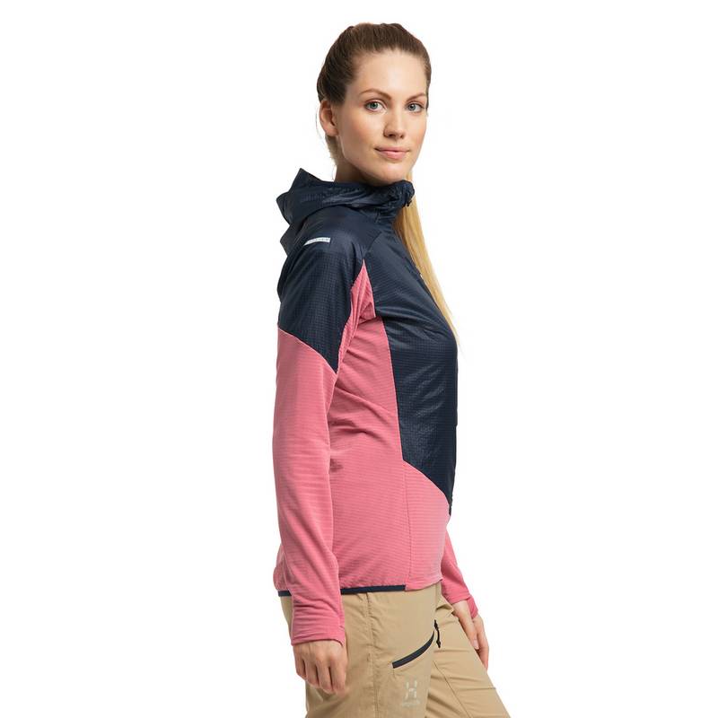 Haglöfs L.I.M Hybrid Hood Fleecejacke Damen
