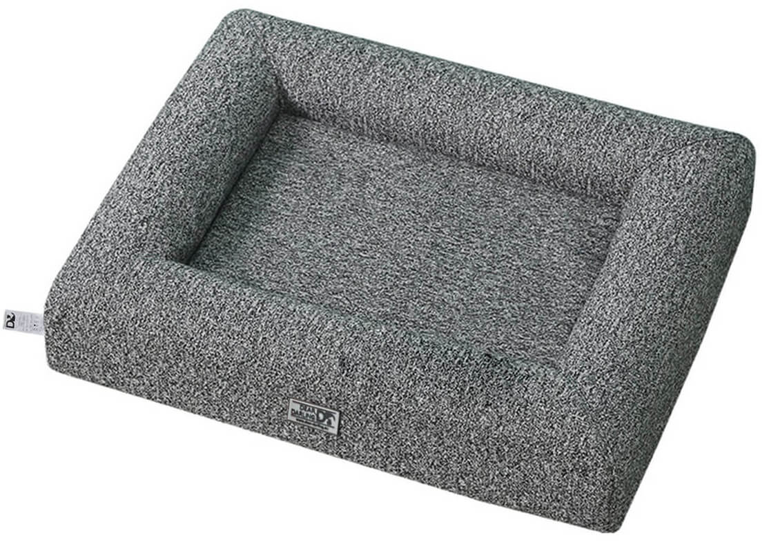 trends4cents DEAR DARLING DD-01GRL Orthopädisches Luxus Hundebett Anthrazit Gr. L 70x80cm mit Memory Schaum