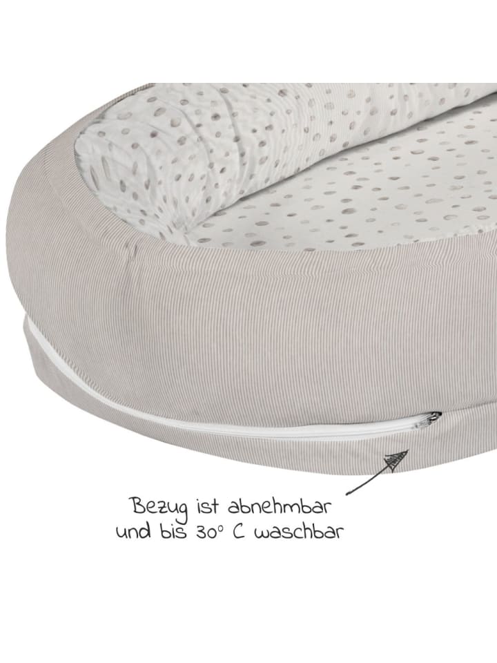 Alvi Schlummer-Nestchen - Aqua Dot in weiss,beige günstig kaufen onesize