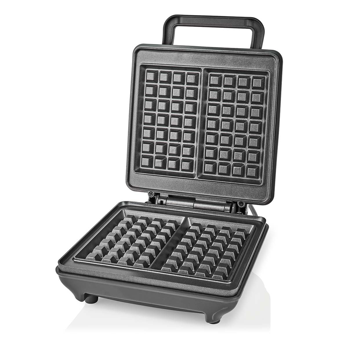 Nedis KAWP210FBK Waffeleisen