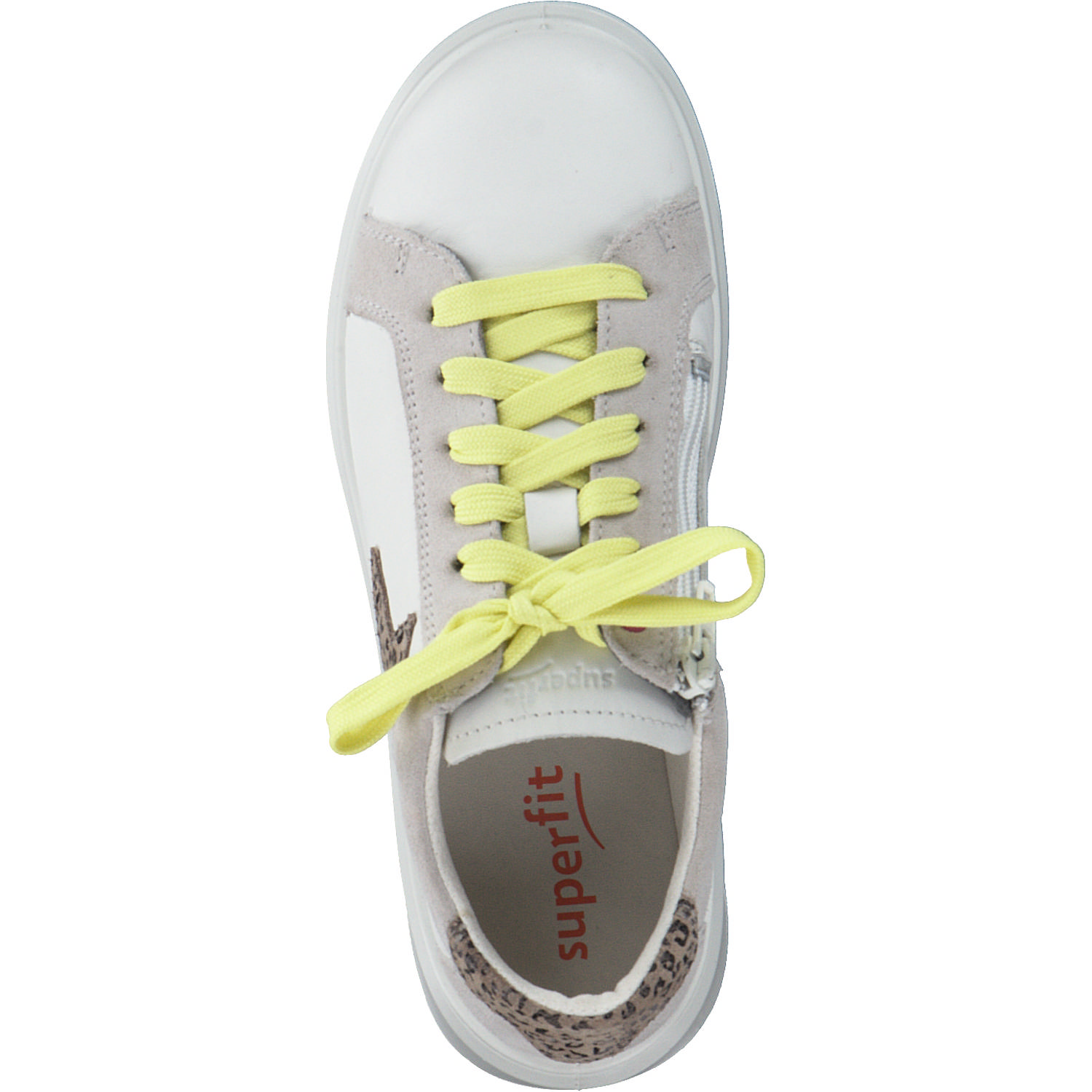 Superfit COSMO 06461, Sneakers Low, Kinder, Weiß/Gelb