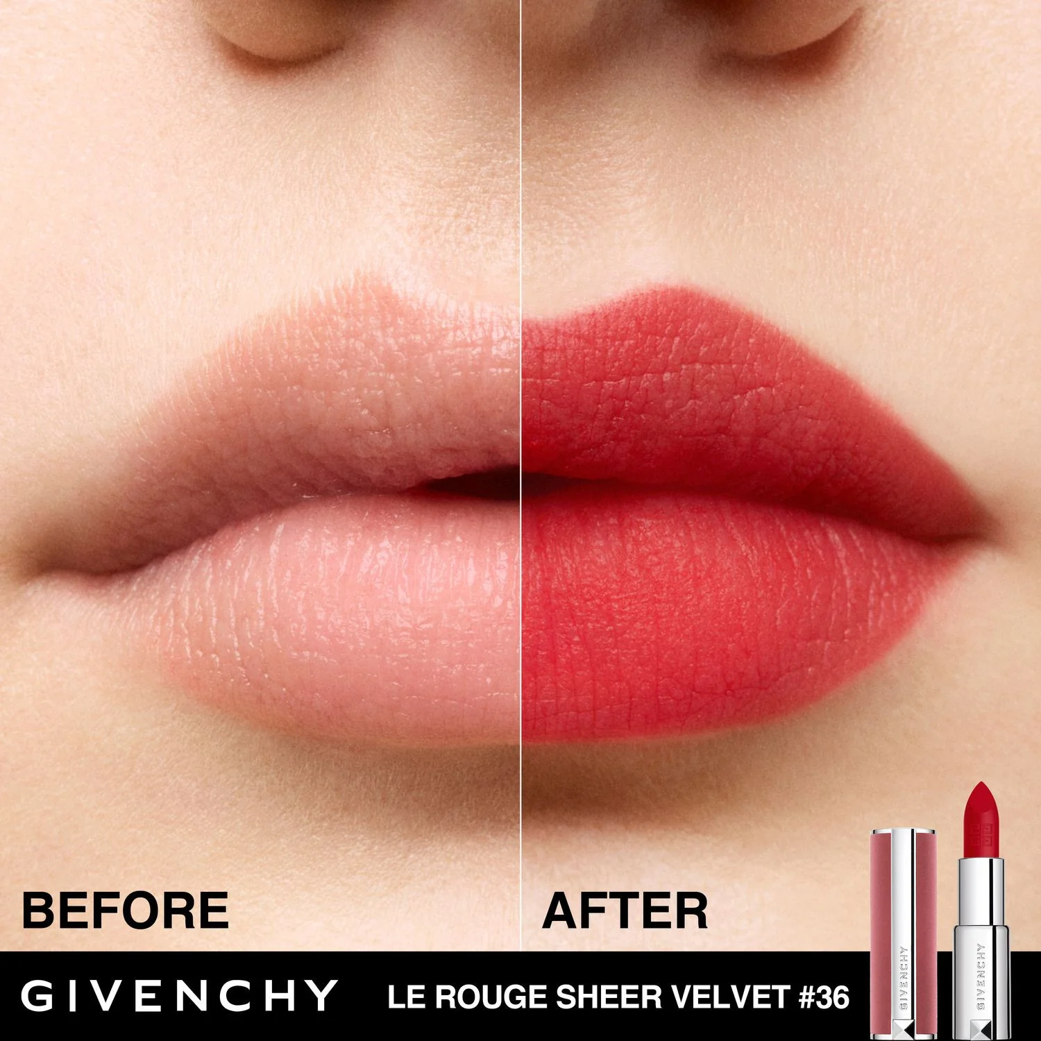 Le Rouge Sheer Velvet Lips - Refil - Batom Matte, Batom