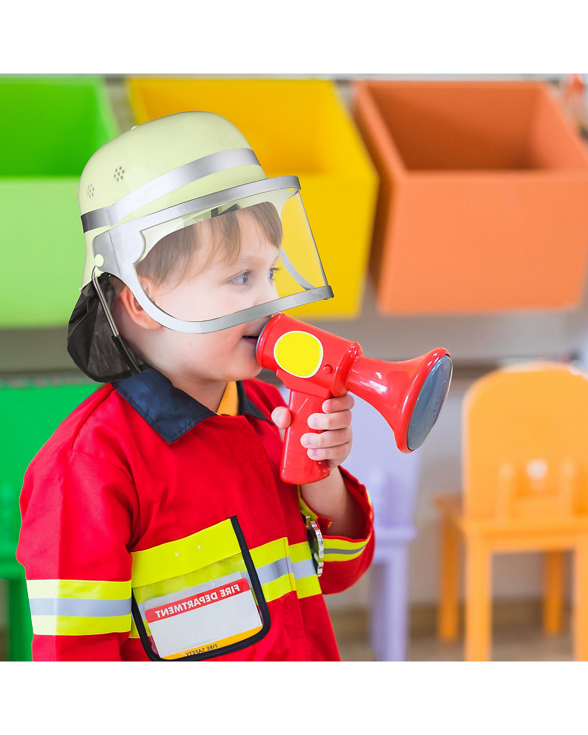 Feuerwehrhelm für Kinder im 2er Set