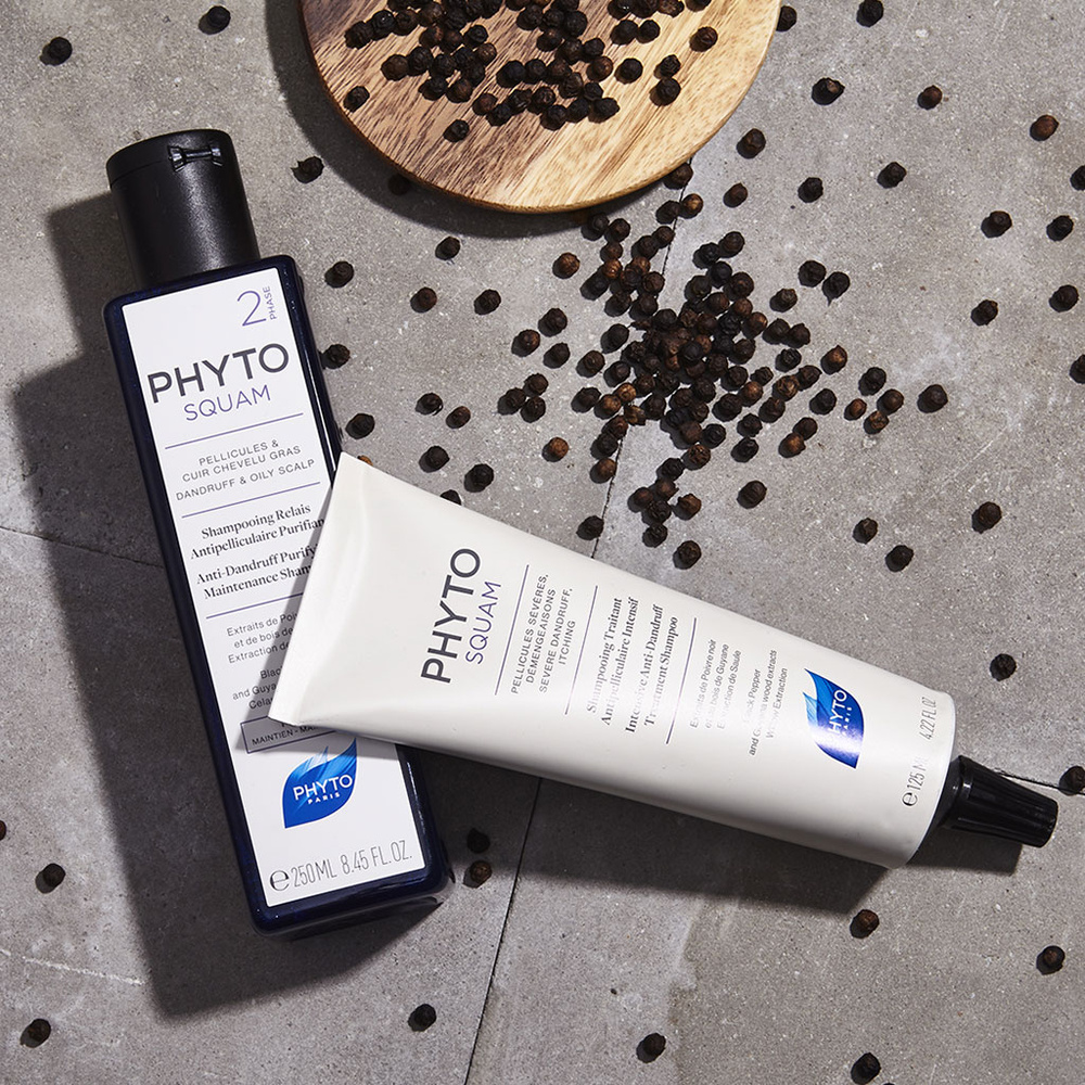 Phyto PHYTOSQUAM SHAMPOOING RELAIS ANTIPELLICULAIRE PURIFIANT FLACON 250ML SHAMPOOING ANTIPELLICULAIRE
