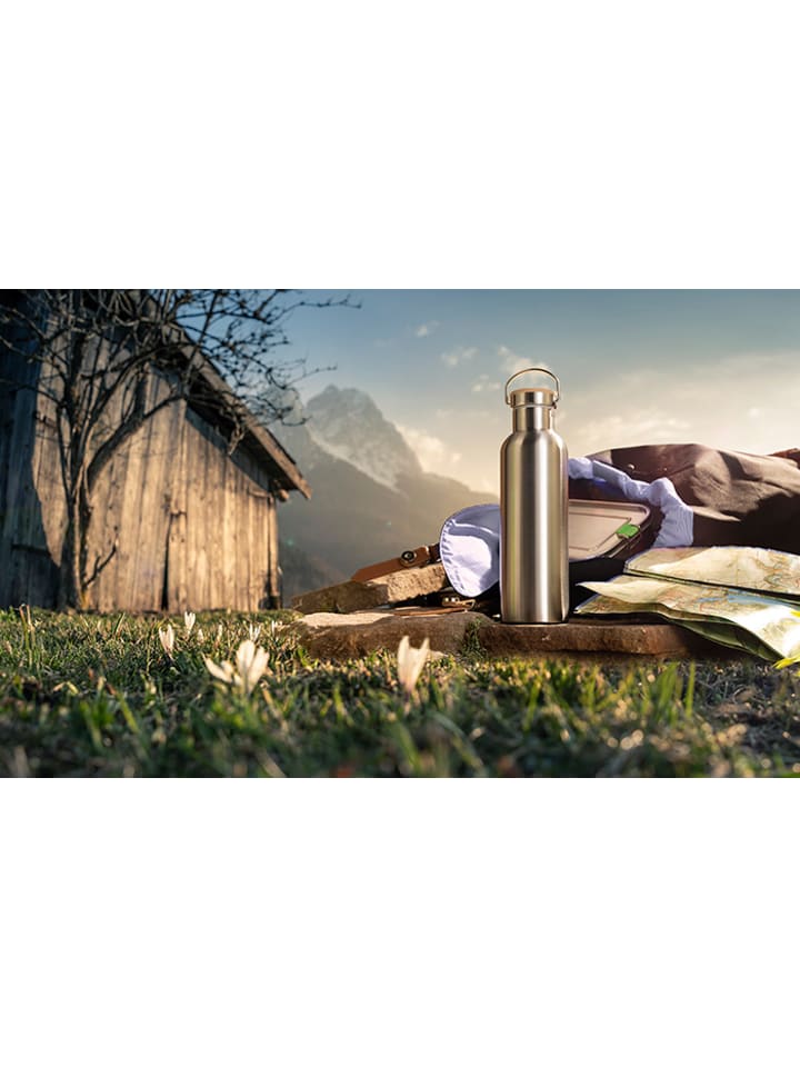 APS Isolierflasche in Silber Ø 7,5 cm, H: 29,5 cm  günstig kaufen onesize