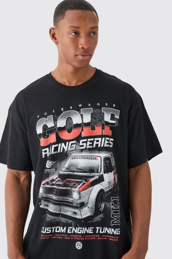 Oversize T-Shirt mit lizenziertem Golf Gti Print