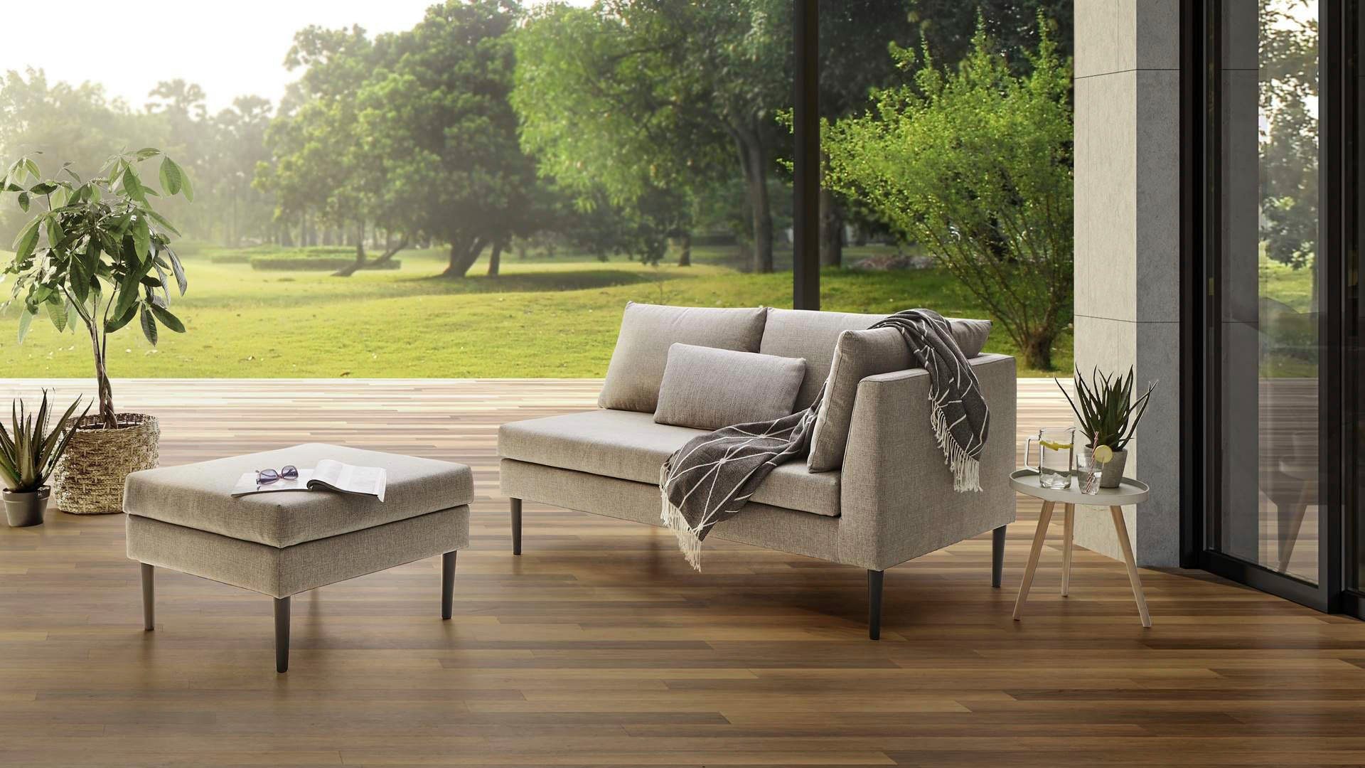 DOMO collection Polsterhocker Saule, Outdoor