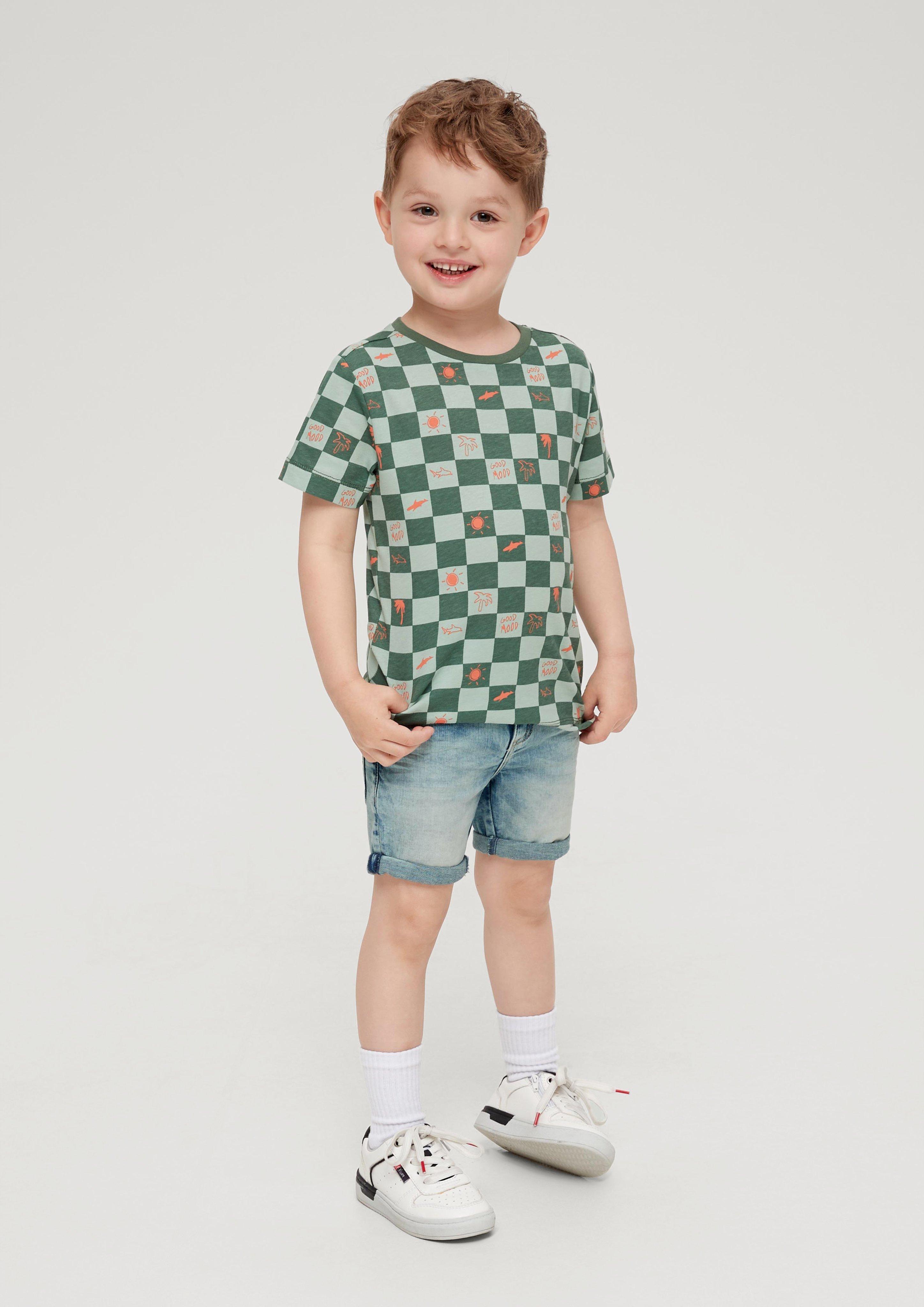 T-Shirt mit Karo-Muster  2130693-67A0