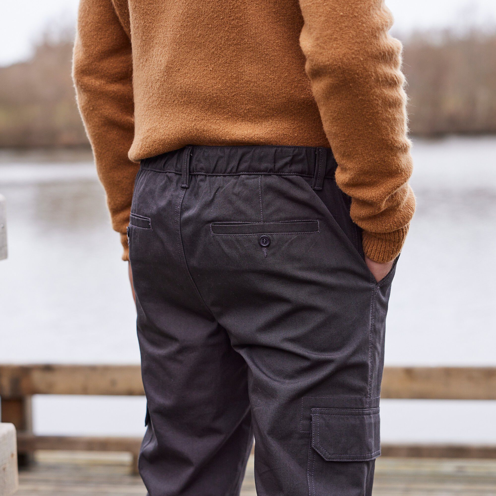Pantalon battle bas de jambes élastiqués