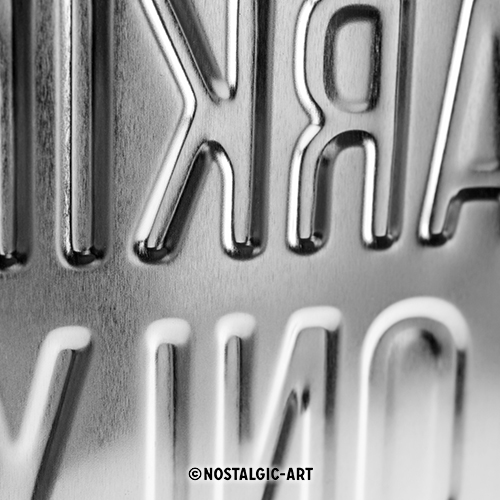 Nostalgic Art Retro Blechschild 20x30cm, Motiv "Mini - Parking Only", 1 Stück - ATU