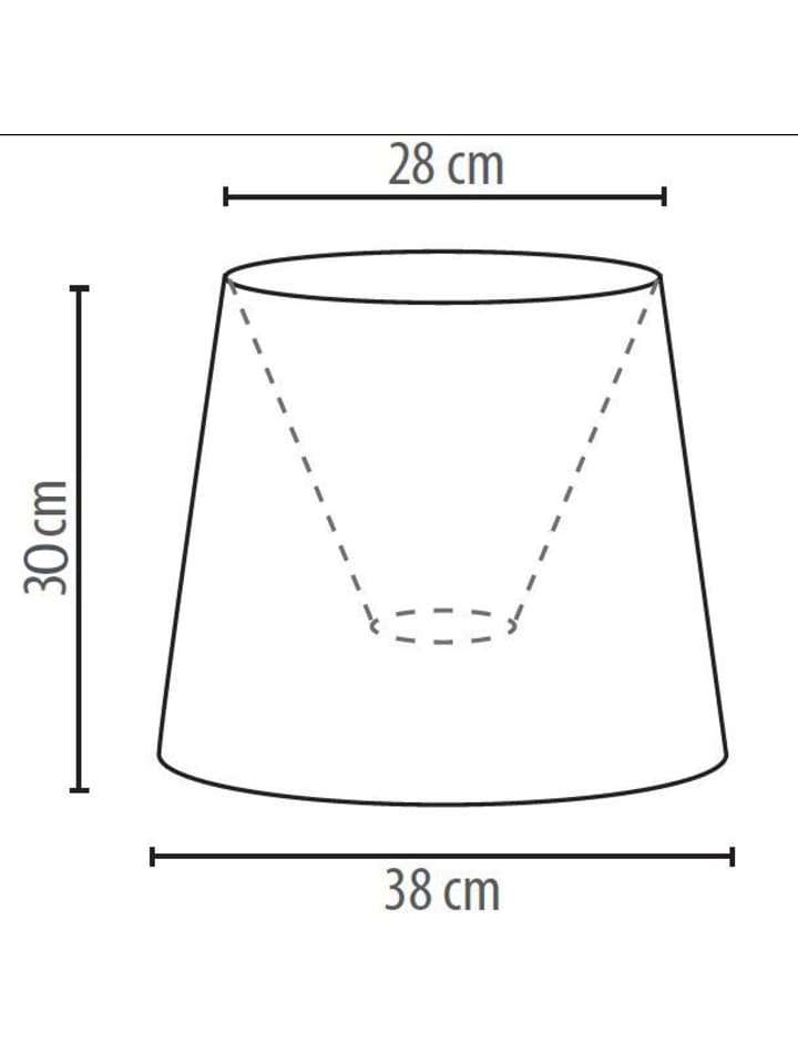 Licht-Erlebnisse Lampenschirm in Ecru günstig kaufen onesize