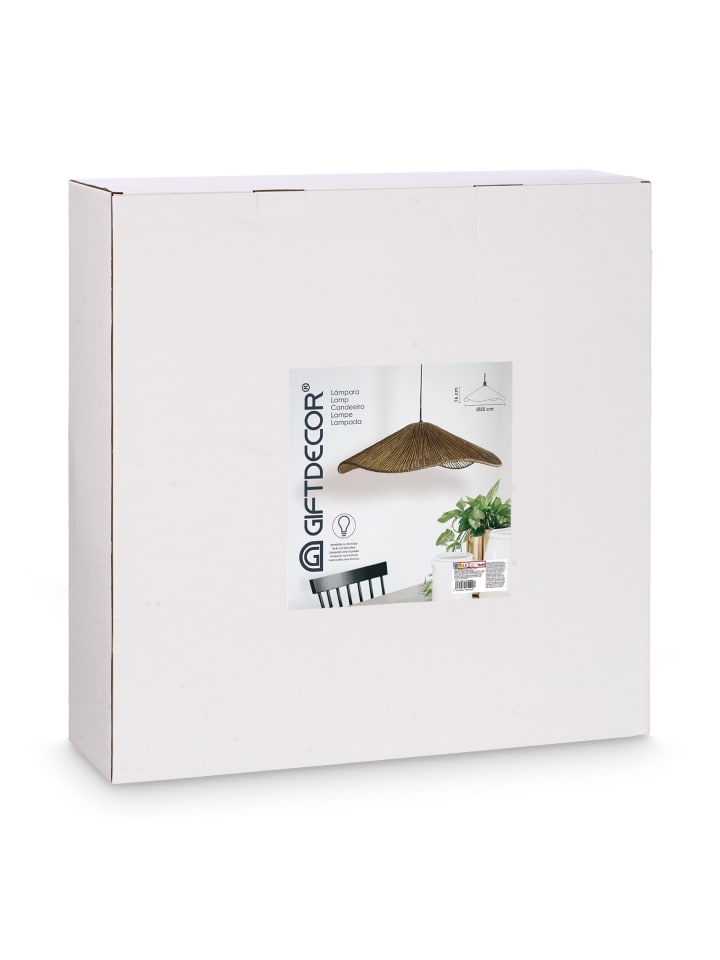 GIFTDECOR Deckenleuchte in braun günstig kaufen onesize
