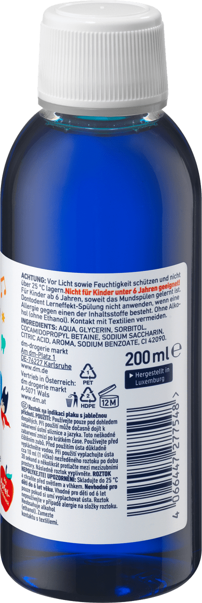 Mundspülung Junior Lerneffekt, 200 ml