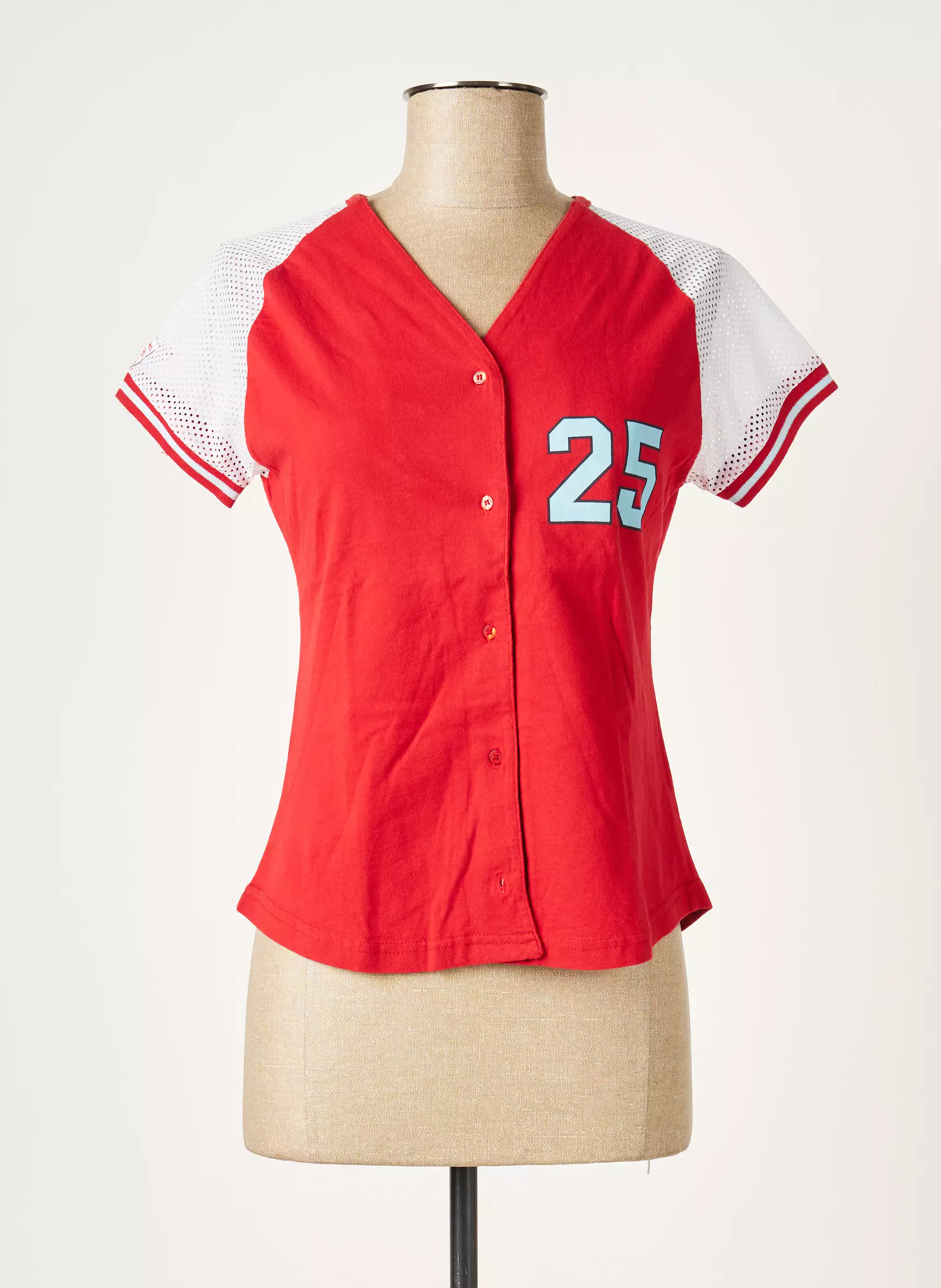 Teddy Smith Tshirts Femme couleur rouge