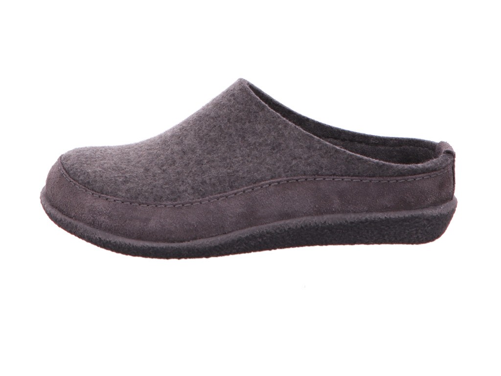 HAFLINGER Hausschuhe grau Blizzard Skane