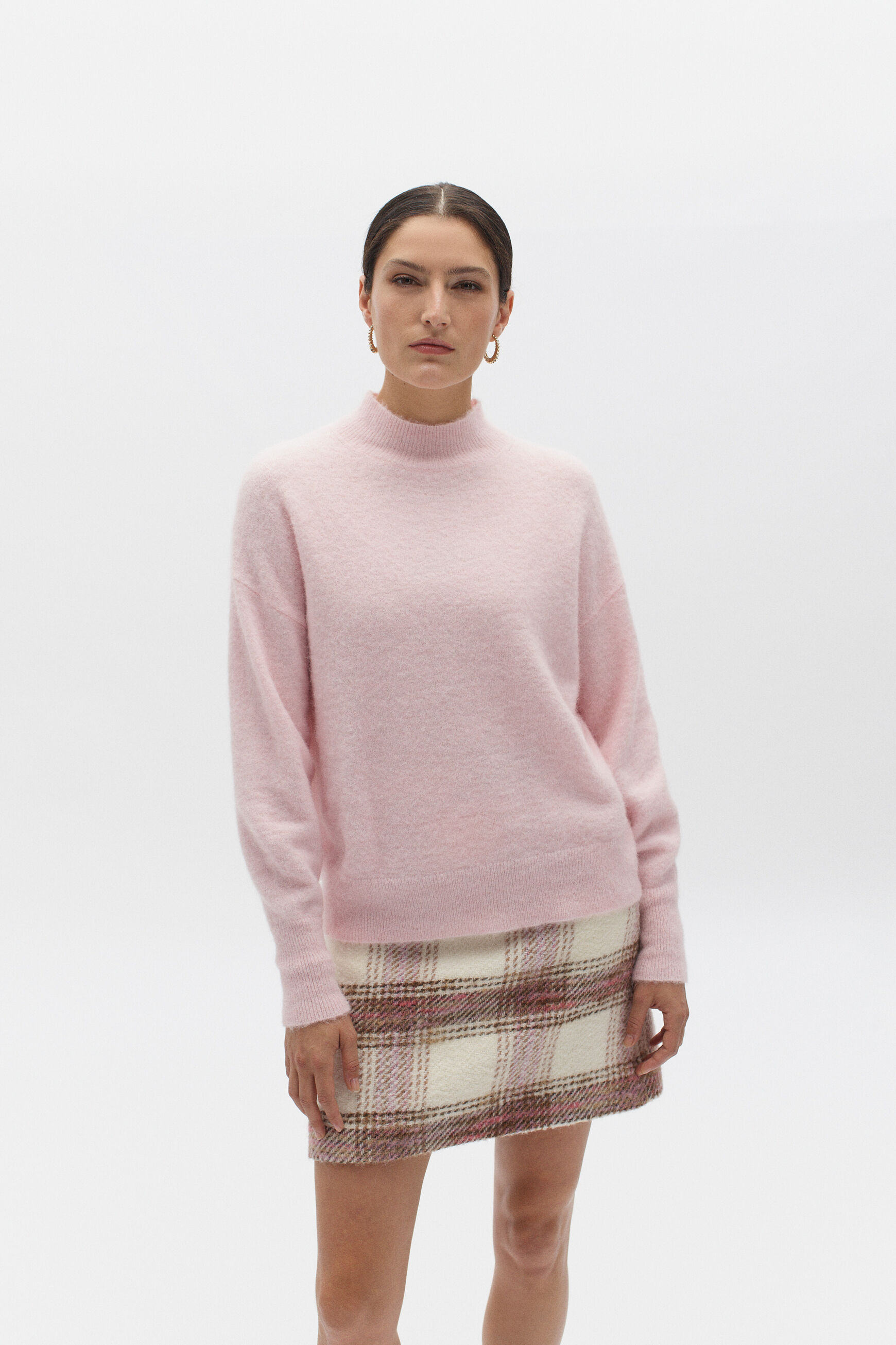 pull tamila rose clair femme