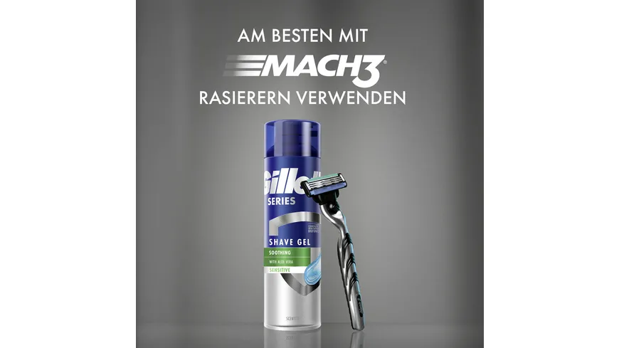 Gillette Rasiergel Sensitive Rasiergel 200 ml
