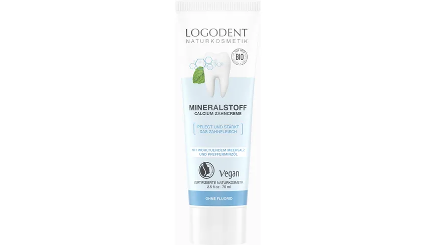 LOGODENT MINERALSTOFF Calcium Zahncreme 75 ml