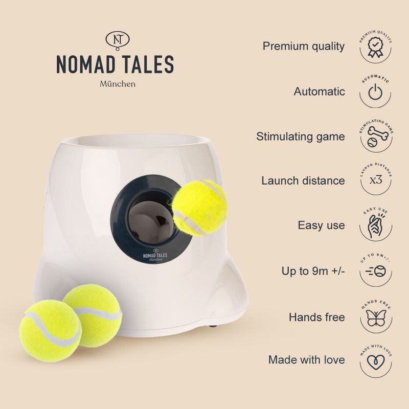 Nomad Tales Bloom automatischer Tennisball-Werfer