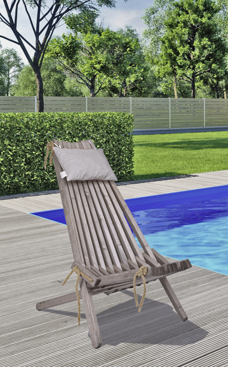 Garden Pleasure Relaxsessel FALUN aschgrau