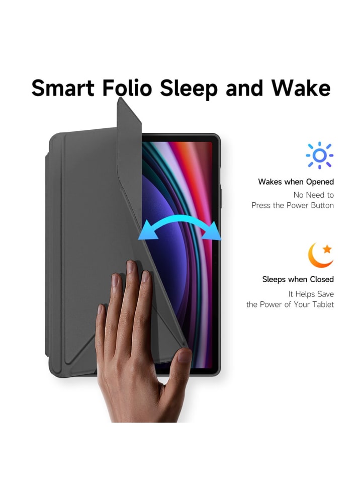 COFI 1453 Magi Hülle für Samsung Galaxy Tab S9 Plus Schwarz in Schwarz günstig kaufen L