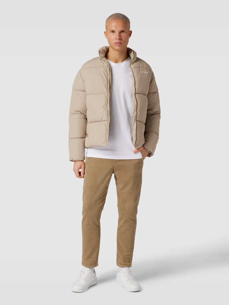 Tapered Cropped Hose aus Cord Modell 'LINUS' in beige