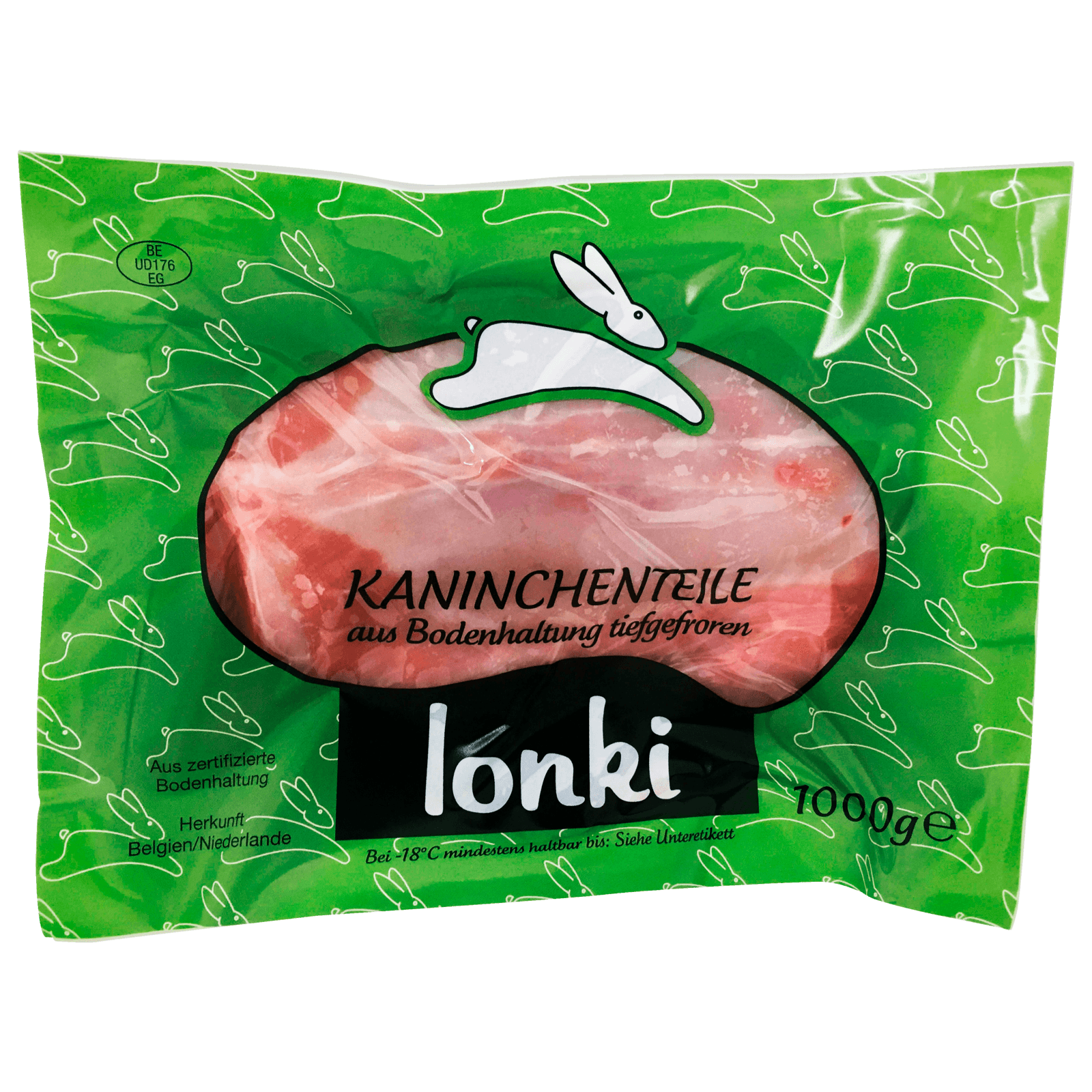 Lonki Kaninchenteile tiefgefroren 1kg