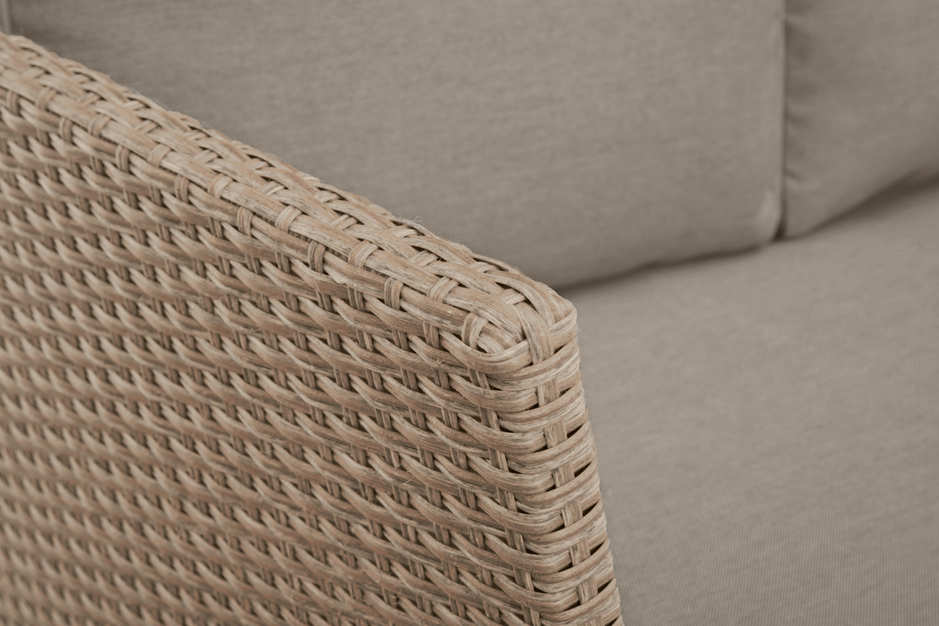 KONIFERA Gartenlounge-Set Rotterdam, (20-tlg), 3 Sofas, 2 Hocker, Tisch 120x82 cm, Polyrattan