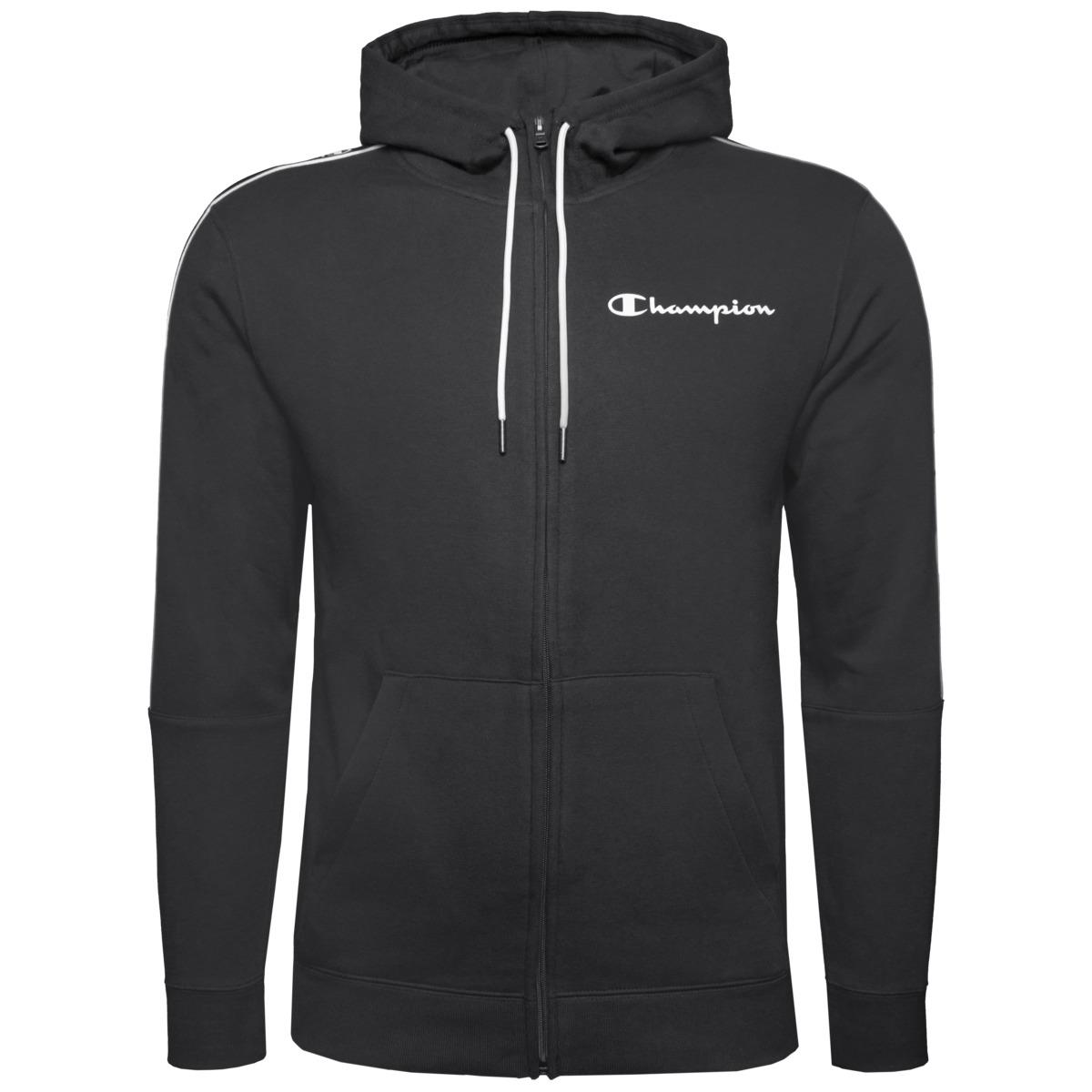 Champion Hooded Full Zip Sweatjacke dunkelgrau