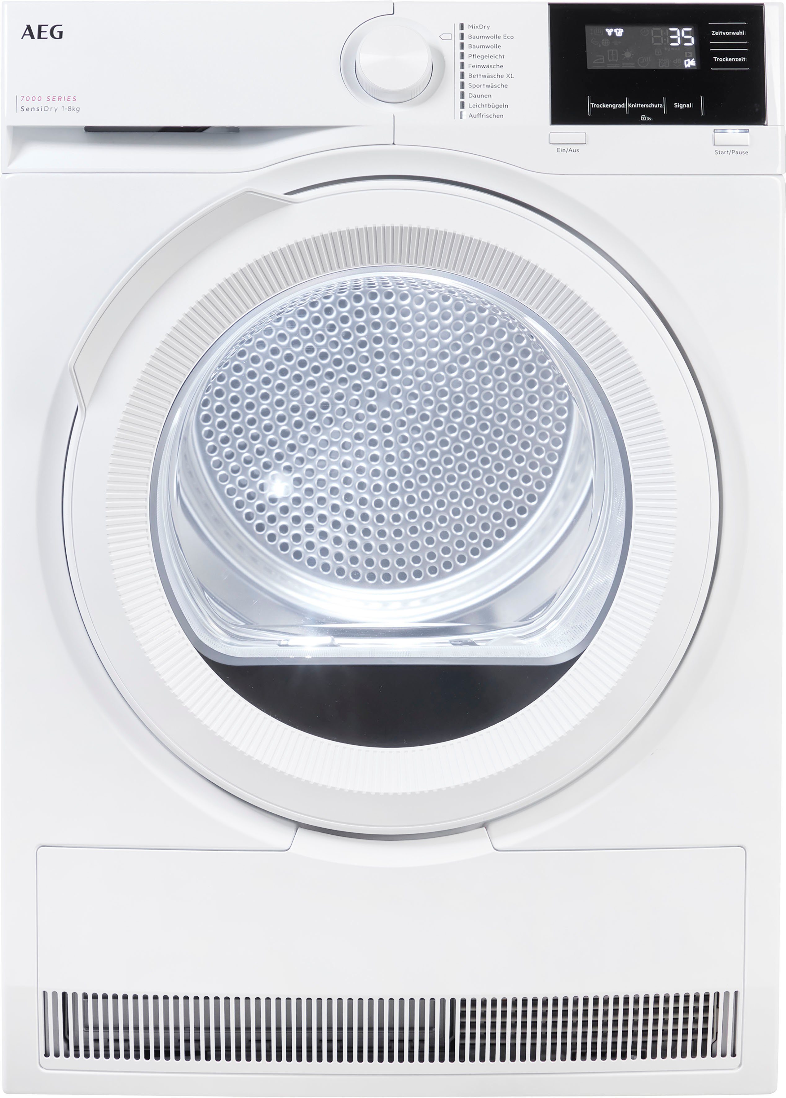 AEG Wärmepumpentrockner 7000 TR7T60580, 8 kg, SensiDry® - schonend und energiesparend durch Wärmepumpentechnik