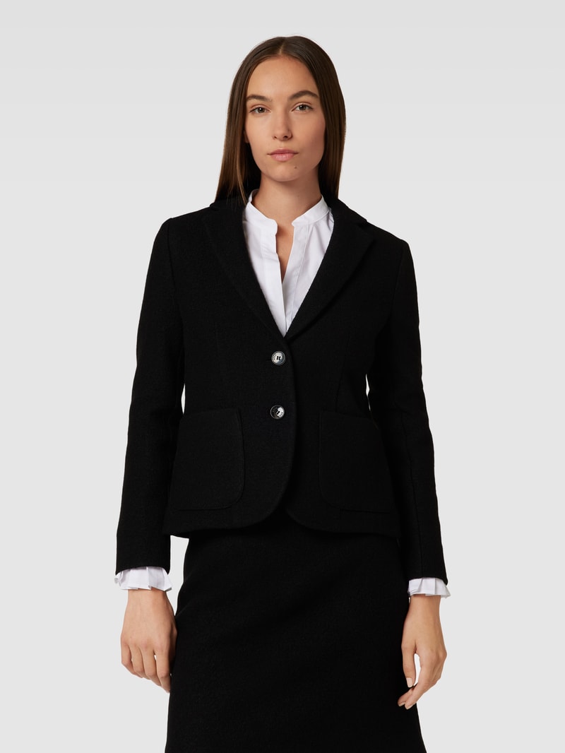 Blazer mit 2-Knopfleiste Modell 'Jonalahra' in schwarz