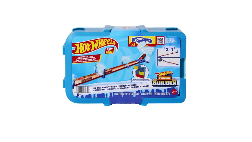 Hot Wheels Track Builder Eis-Crash Set