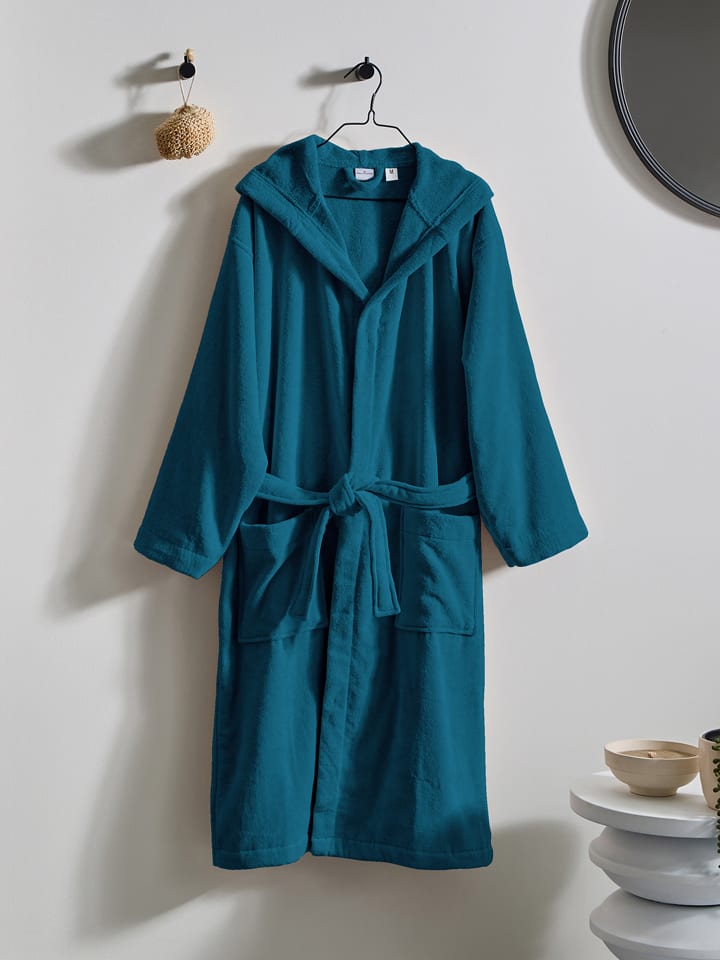 Soft by Perle de Coton Bademantel ''Pei'' in Petrol günstig kaufen