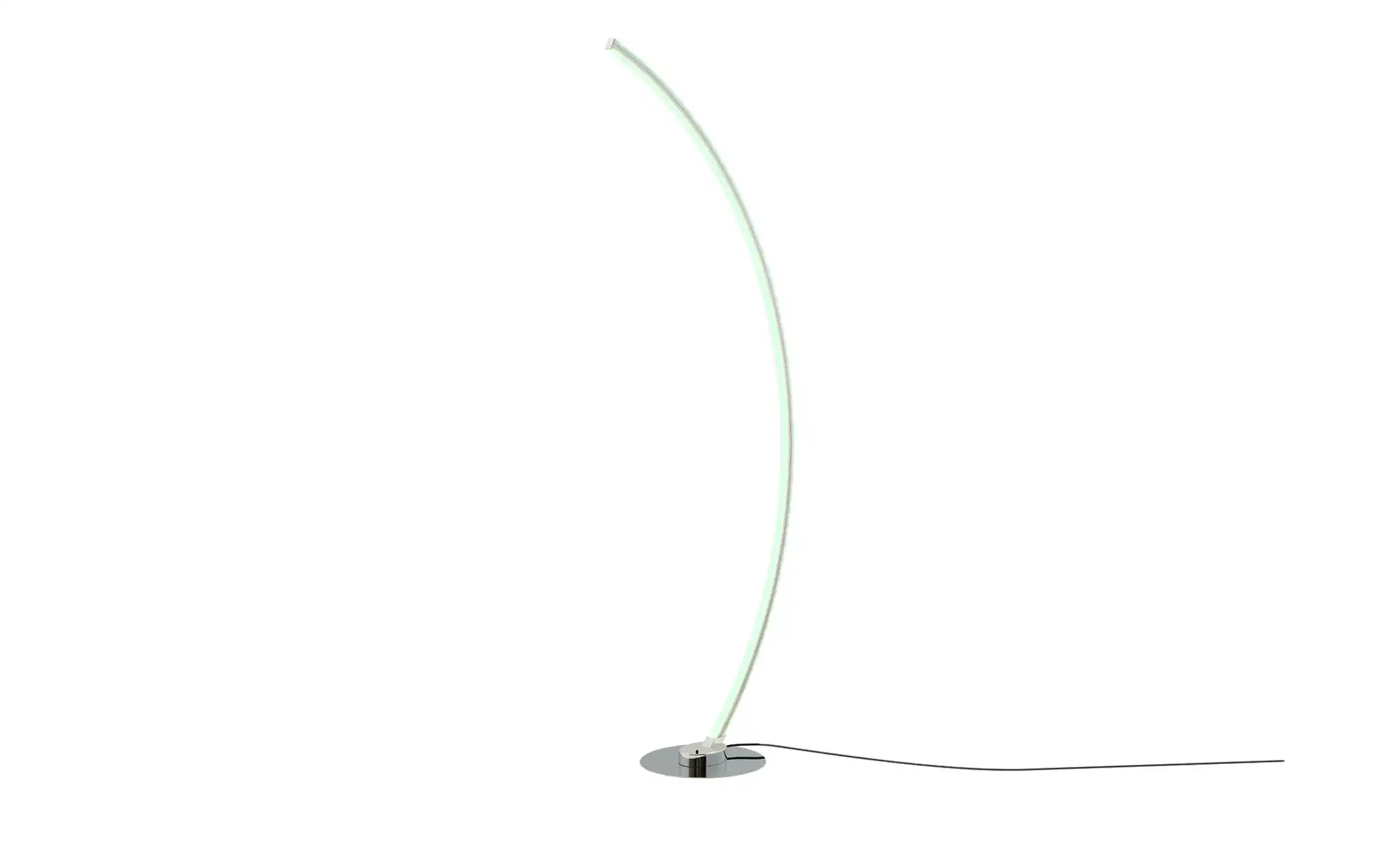 KHG LED-Stehleuchte, chrom mit Farbwechsler