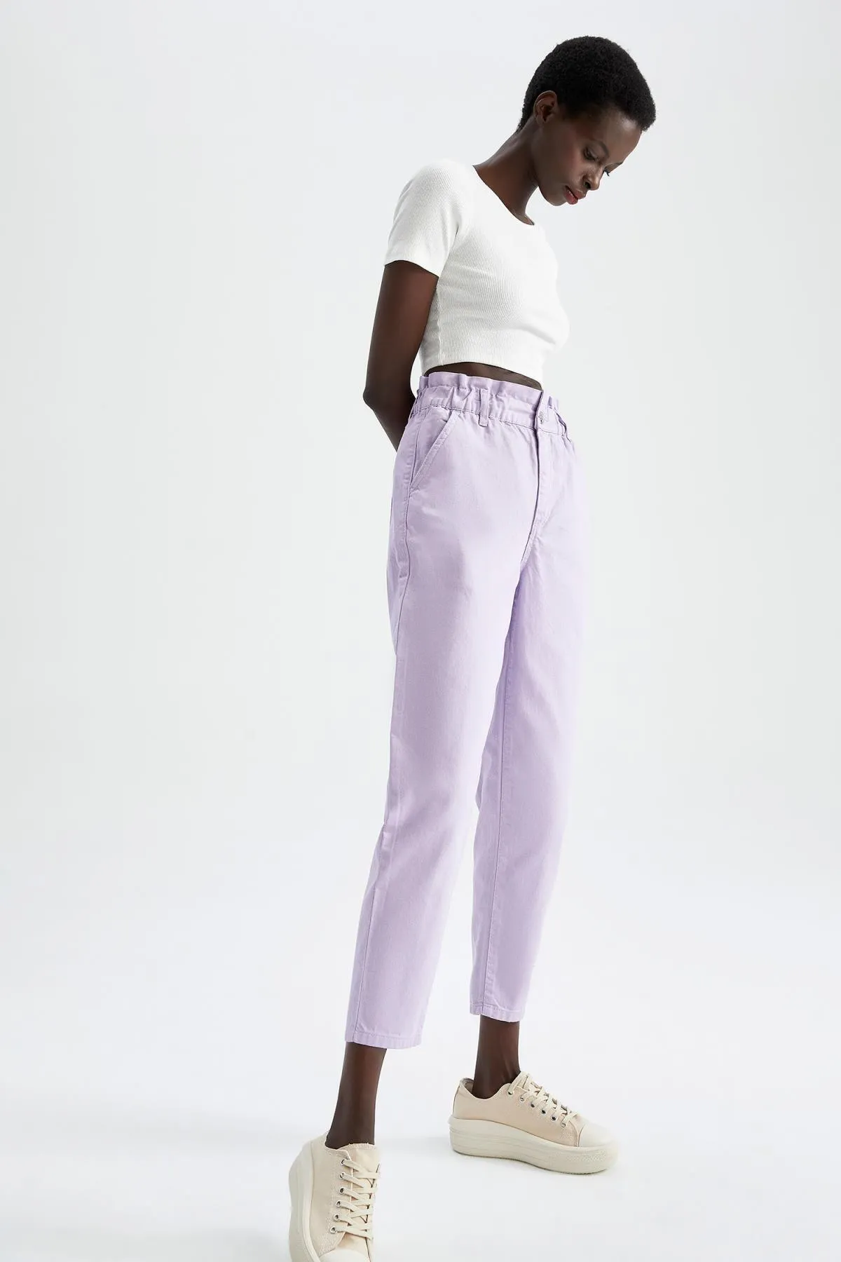 DeFacto  Baggy-Hose aus Gabardine aus 100 % Baumwolle