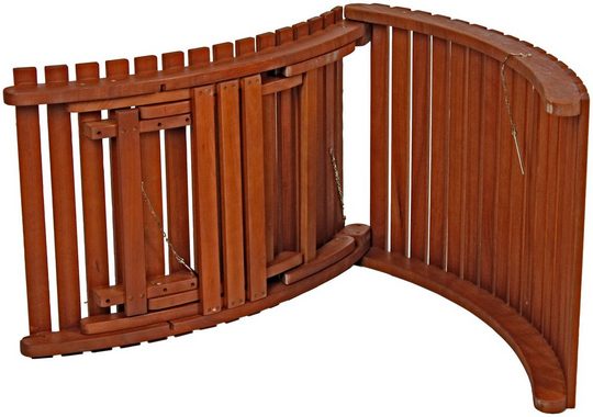 Garden Pleasure Gartenliege NASSAU, mit Wendeauflage