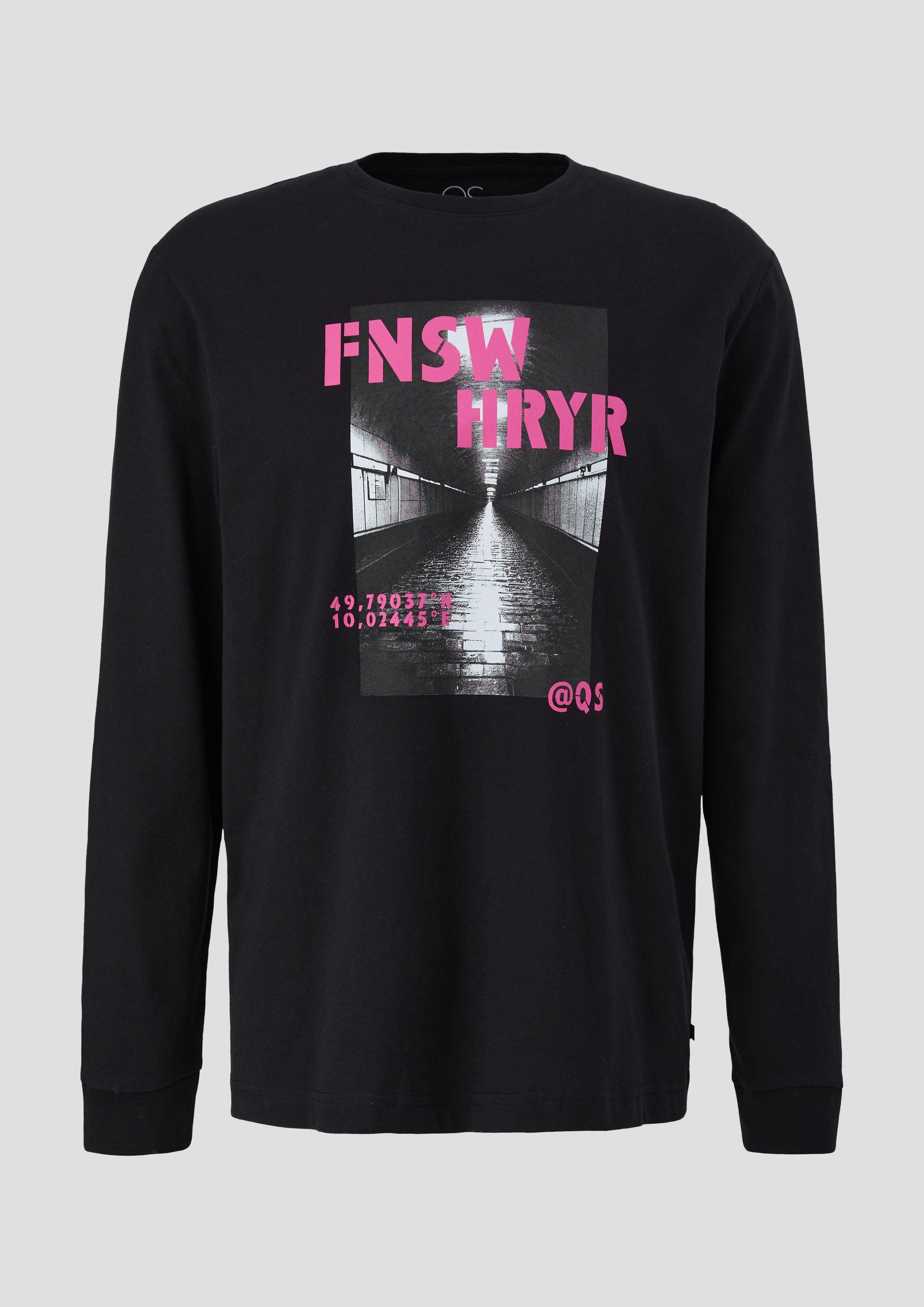 Longsleeve mit Front- und Rückenprint  2138576-99D0