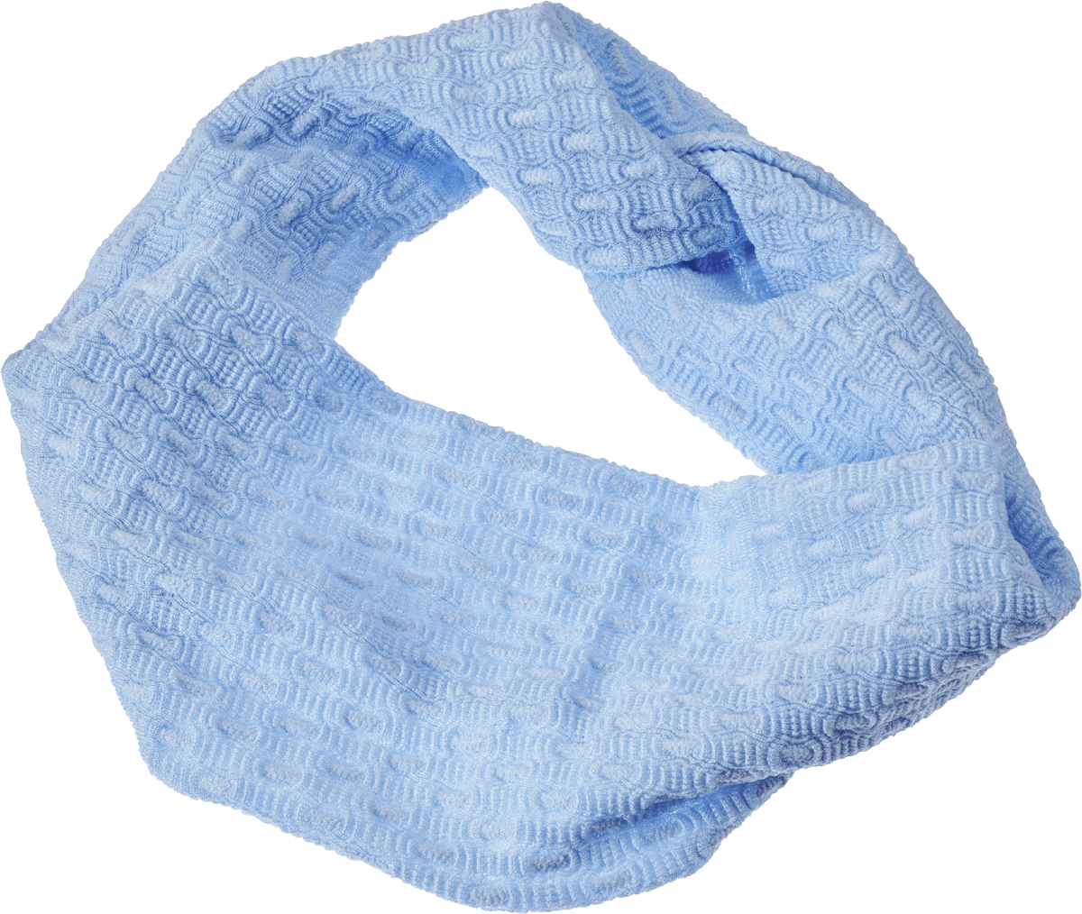 Haarband Turban-Style blau, 1 St
