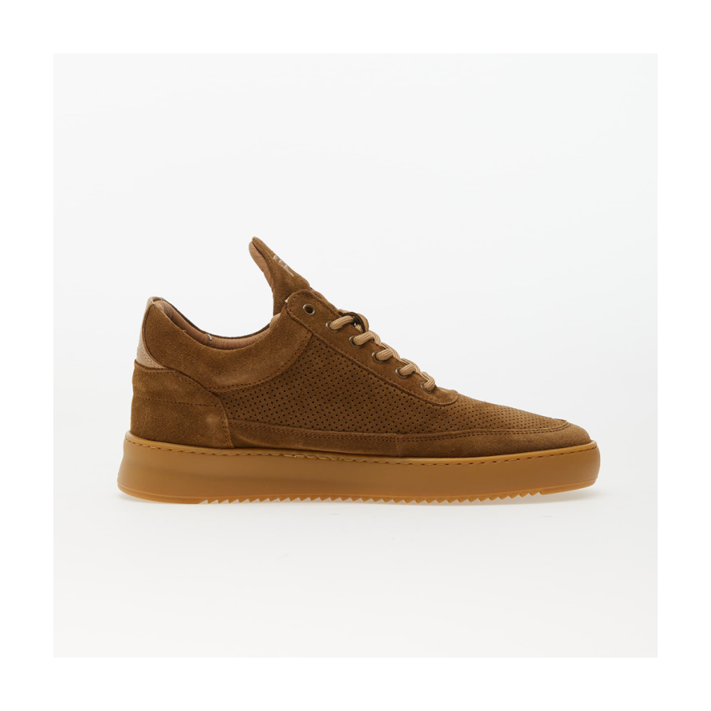 Filling Pieces Low Top Perforated Suede 10122791933 / braun