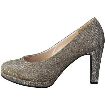 Gabor Plateau Pumps in gold