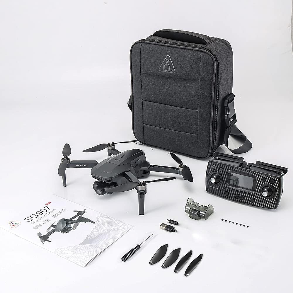 Teeggi 3~5-Tage-Lieferung, ZLL SG907 MAX GPS Drohne mit Kamera 4K HD Drohne (1280 * 720P, Mit 25 Minutes Flight Time, Brushless Motor Intelligent, 2 Batteries)