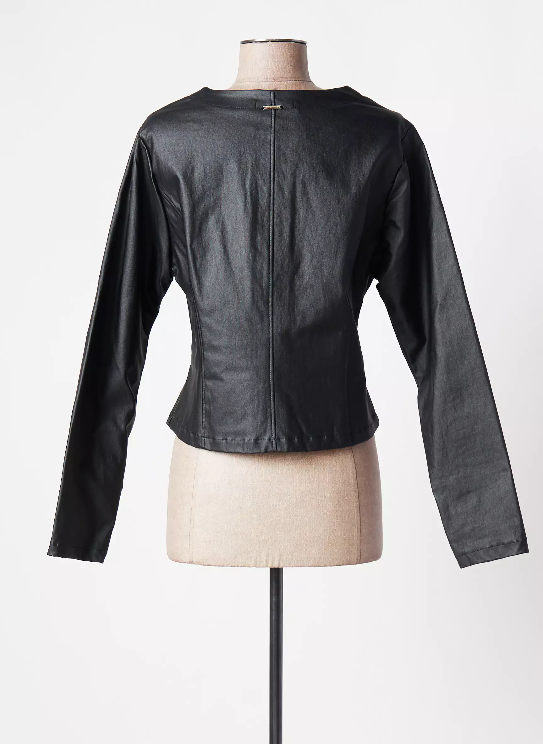 Maloka Vestesimilicuir Femme couleur noir