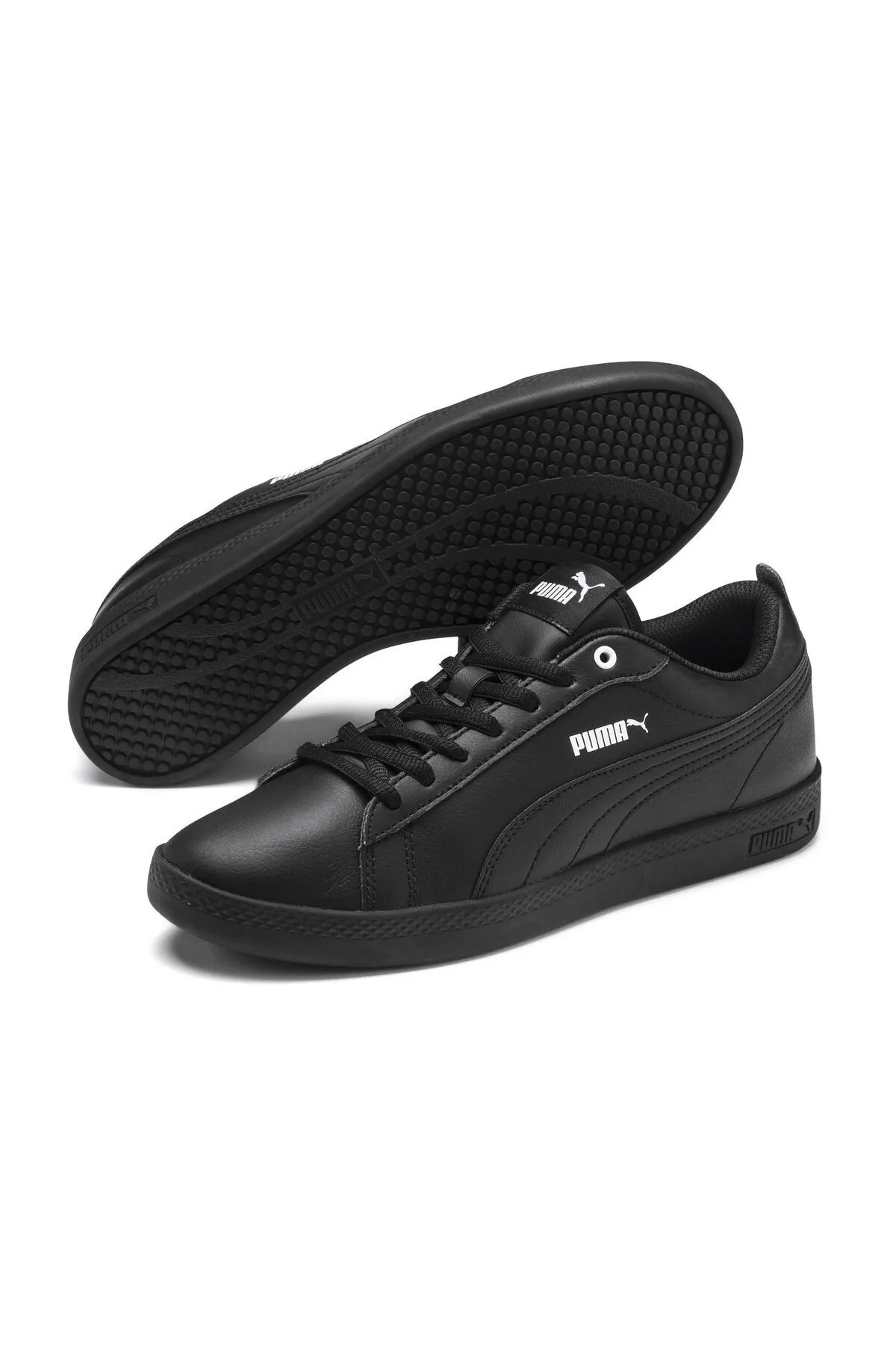 Puma  Unisex Sneakers - Smash Wns V2 L Schwarz-Schwarz -36520803
