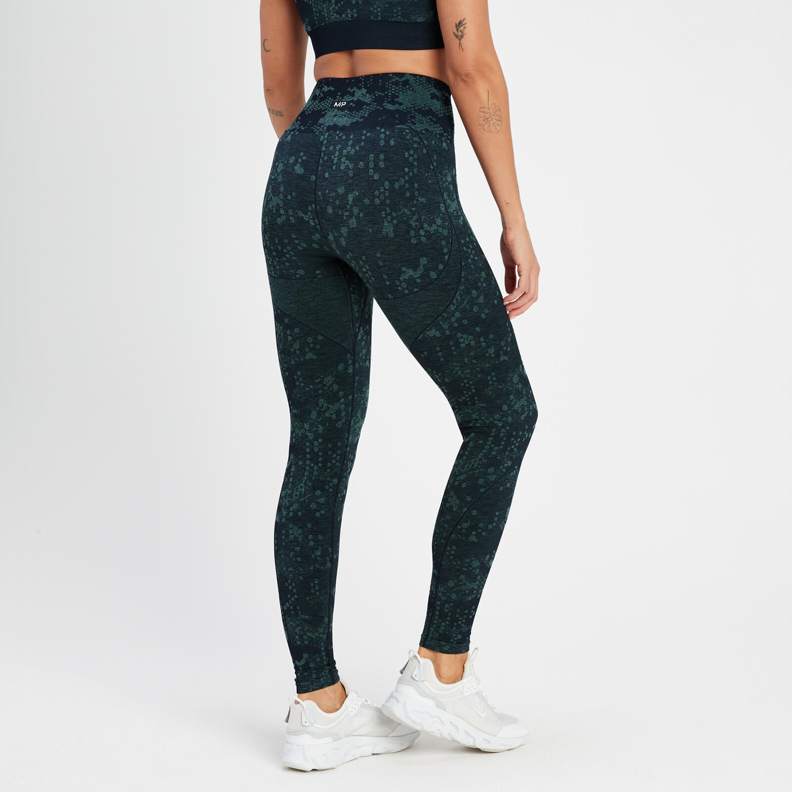 Legging à motif sans coutures MP Adapt pour femmes – Bleu marine foncé