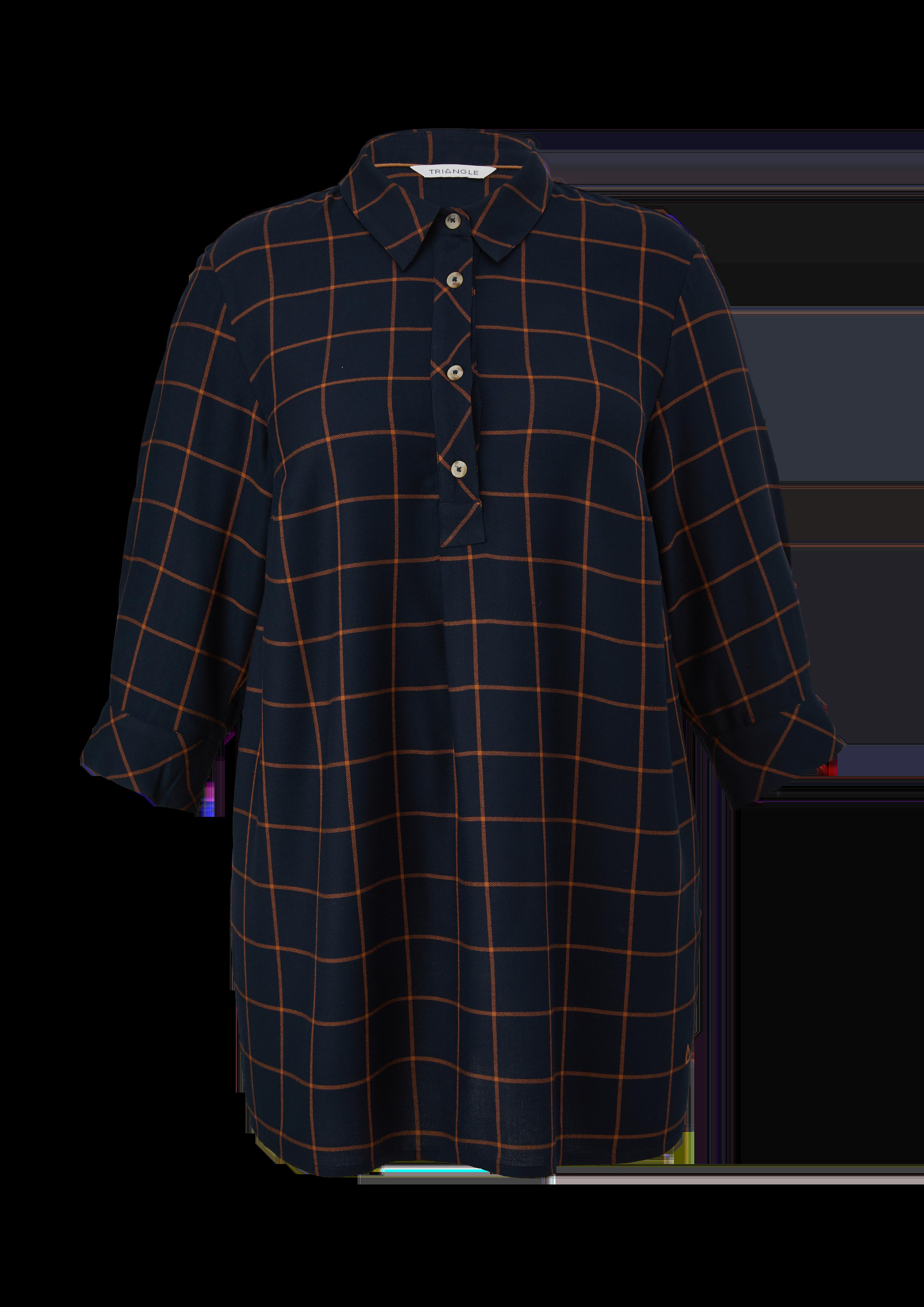 Karierte Bluse aus Viskose  2136286-59N0