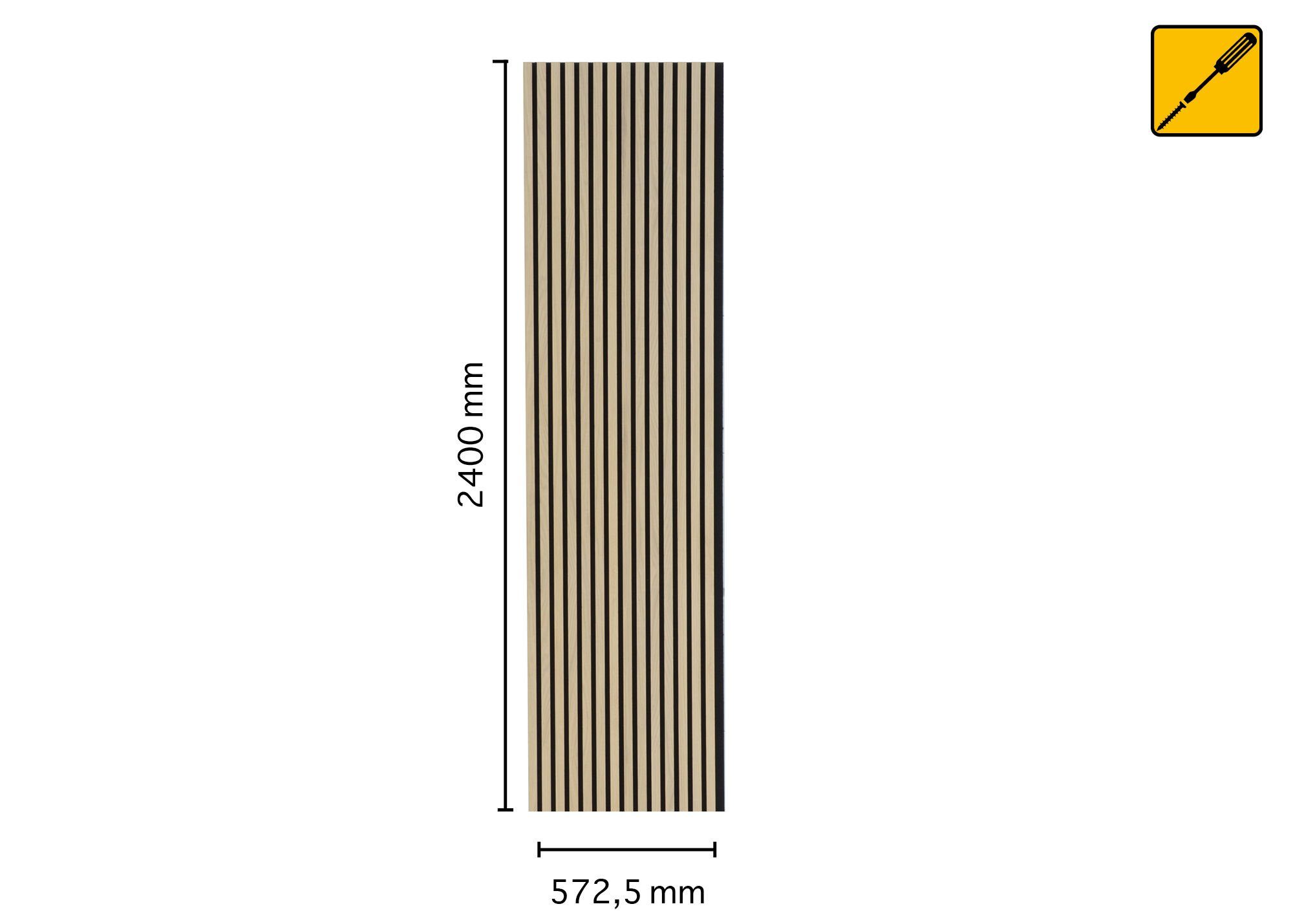 nestup Wandpaneel softsonic, BxL: 57.25x240 cm, (1-tlg) Akustikpaneele aus nachhaltigen Materialien