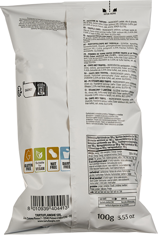 Tartuflanghe Trüffelchips 100g