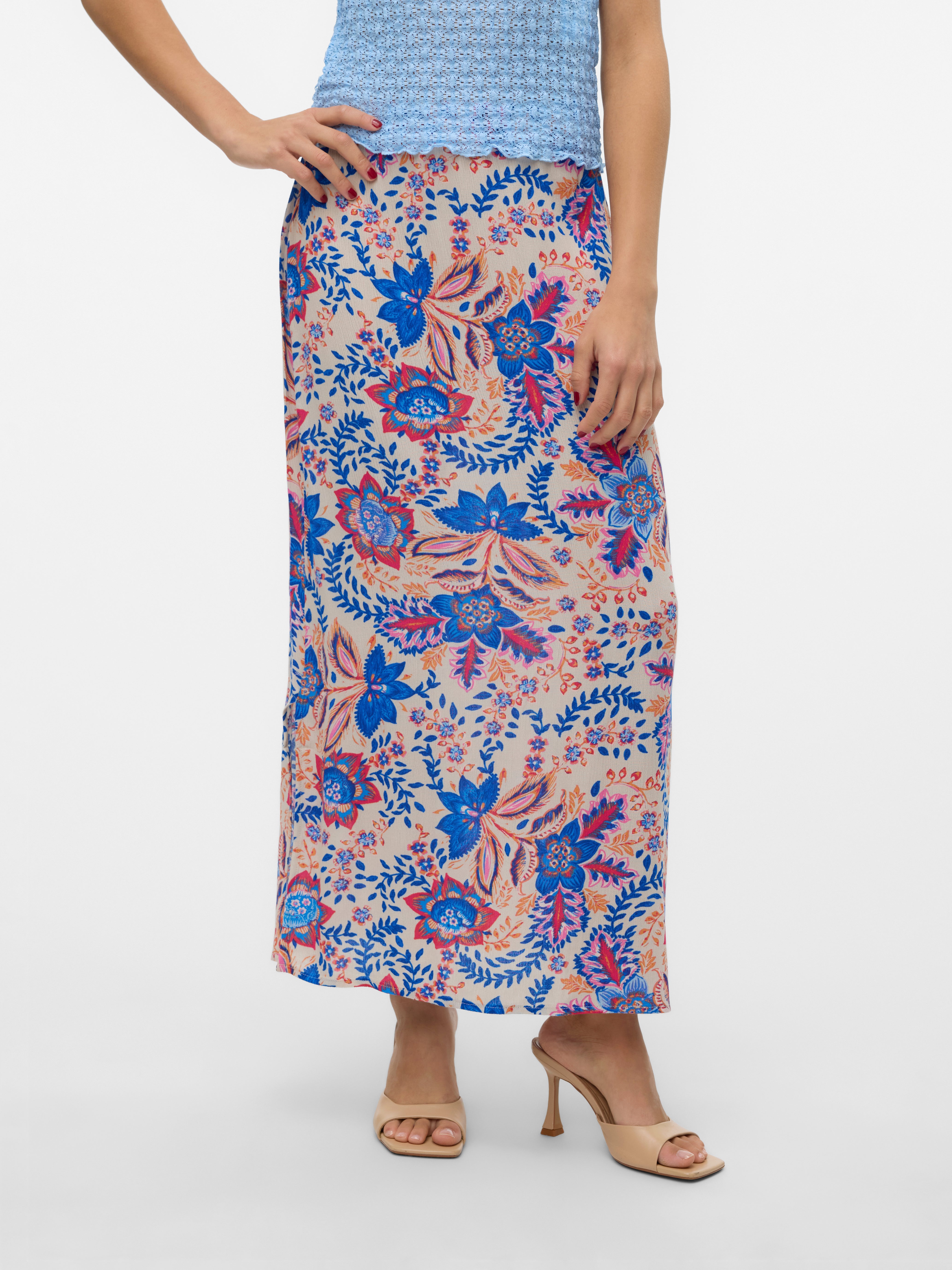 VMMENNY Mittlere Taille Langer Rock